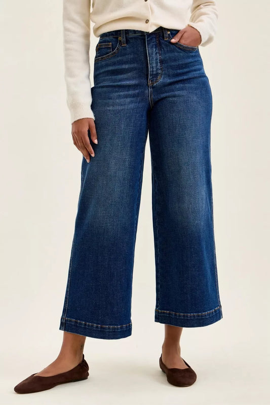  affordable high waist jeans Judy Blue High Waist T.C Claudia WideJean